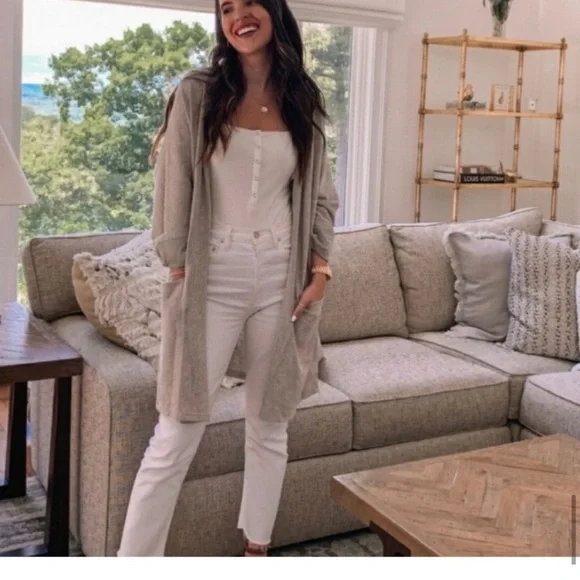 NWT DONNI Sandwash Cardigan - Picture 2 of 10